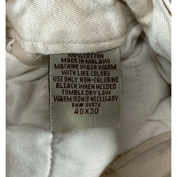 Steve & Barrys Mens Cargo Skater Pants Khaki Vintage Y2K *BRAND NEW* Size 40x30 - Picture 5 of 9